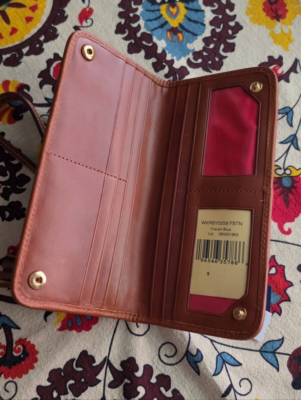 Dooney & Bourke French Blue Tatum Wristlet - Picture 3 of 3